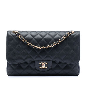 Pre-Loved Chanel Jumbo Classic Caviar Double Flap